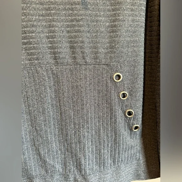 Belldini | Grey Ribbed Lightweight Sweater - Picture 2 of 8